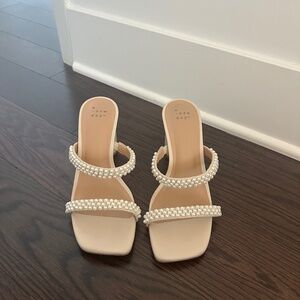 A new day - pearl strap heels
